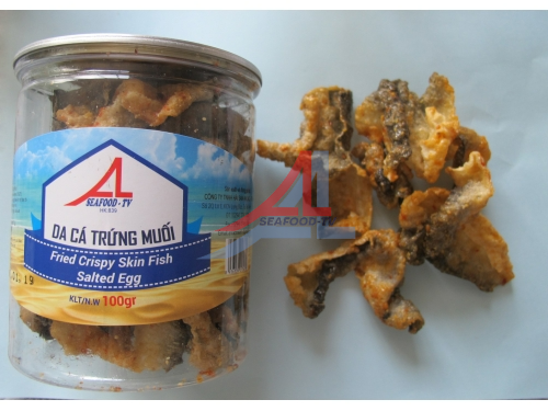 ROASTED SEASONED CRISPY PANGASIUS HYPOPHTHALMUS SKIN (SALTED EGG YOLK)